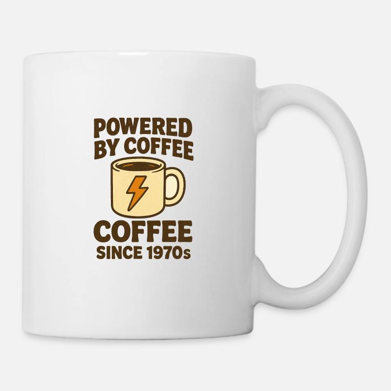 Kaffee-Power - Tasse - Weiß