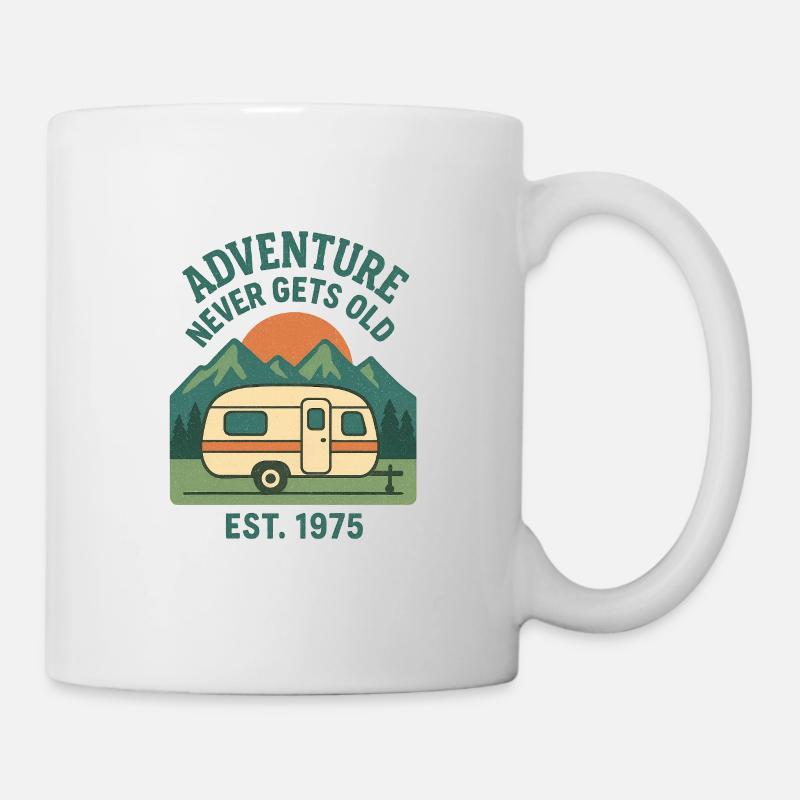 Abenteuer - Tasse - Weiß