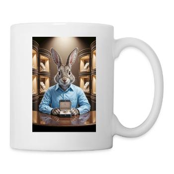 Humanoid Hare Jewelry - Mug - white - Right