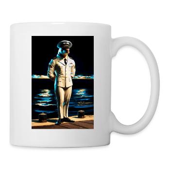 Marine Humanoid Dolphin - Mug - white - Right