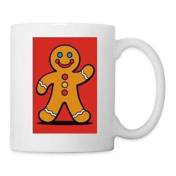 Happy Gingerbread Man - Mug - white - Right