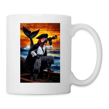Pirate Humanoid Parrot - Mug - white - Right