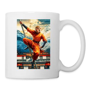 Humanoid Monkey Shaolin Monk - Mug - white - Right