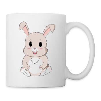 Kawaii süßer Hase - Tasse - Weiß - Rechts