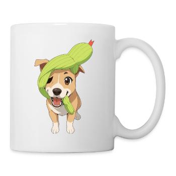 Charming Dog with Toy Snake - Mug - white - Right