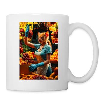 Humanoid Fruit Bat - Mug - white - Right
