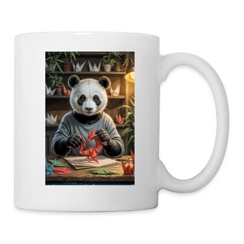 Origami Humanoid Panda - Mug - white - Right
