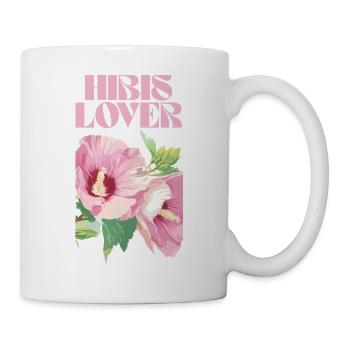 Hibis Lover Floral Design - Mug blanc - blanc - Droite
