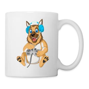 Berger allemand Gamer - Mug blanc - blanc - Droite
