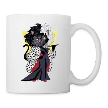 Chat de Vil - Mug blanc - blanc - Droite