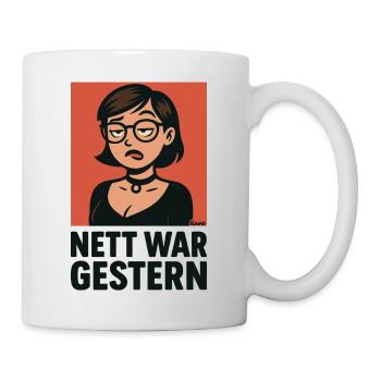 Nice Was Yesterday - Mug - white - Right