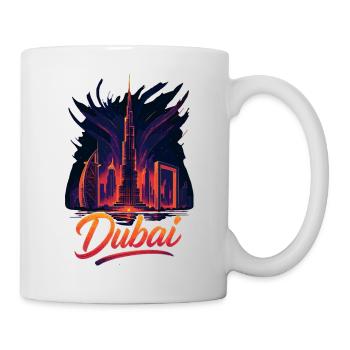 Dubaï Golfe Tiger City Émirats arabes unis Cadeau - Mug blanc - blanc - Droite