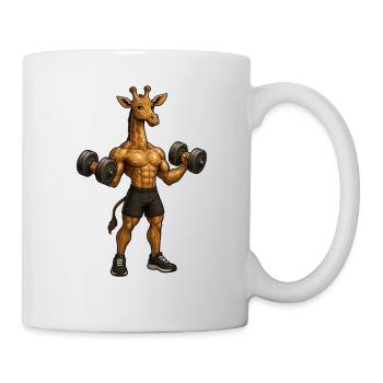 Sport Giraffe - Tasse - Weiß - Rechts