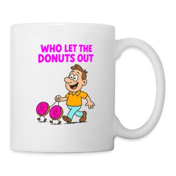 Humorous Donut Expression Design - Mug - white - Right