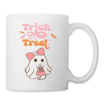🎃 Trick or Treat – Kawaii Style 👻🍬 - Mug - white - Right