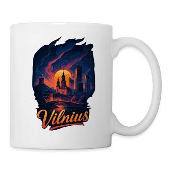 Vilnius Capital Lithuania Baltic Gift - Mug - white - Right