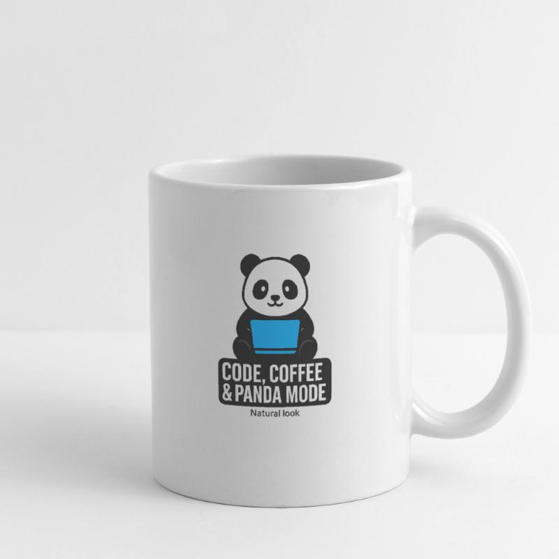Code, Coffee &amp; Panda Style Mug