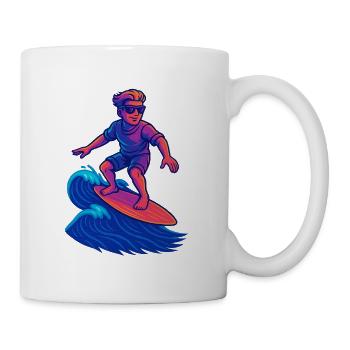 Wave Rider - Tasse - Weiß - Rechts