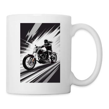 Chopper_Biker_Artwork_Collection_R03 - Mug blanc - blanc - Droite