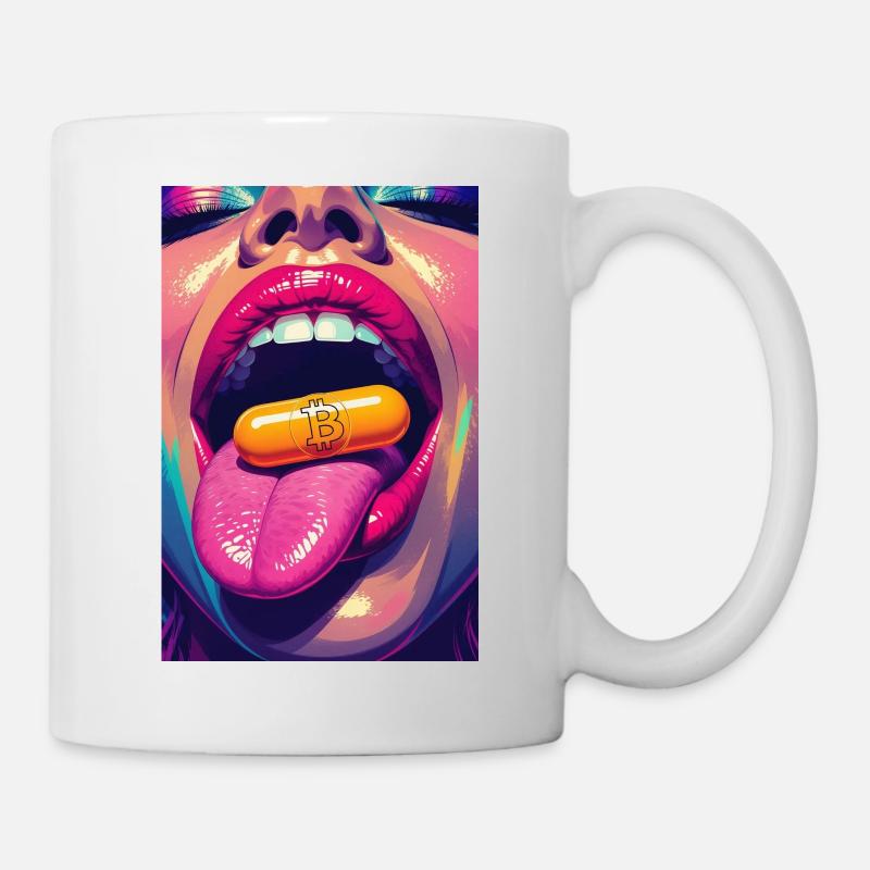 Bitcoin Orangepill big one - Mug - white