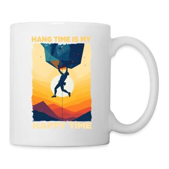 Abenteuerliche Kletterzeit Motiv - Tasse - Weiß - Rechts