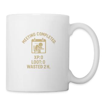 Réunion de jeu humoristique Imprimer - Mug blanc - blanc - Droite