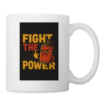 Kampf gegen die Spraydose - Tasse - Weiß - Rechts