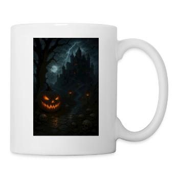 Halloween Pumpkin Spooky - Mug - white - Right