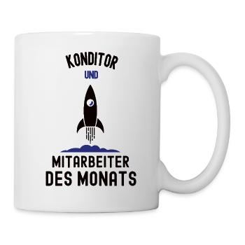 Employé du mois Chef pâtissier Meilleur boulanger - Mug blanc - blanc - Droite