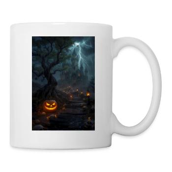 Halloween Horror Pumpkin - Mug - white - Right