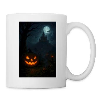 Halloween Horror Jack o Lantern - Tasse - Weiß - Rechts