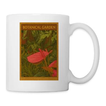 Botanical Garden Insect Illustration - Mug - white - Right