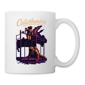 Calisthenics Astronaut Dips Push-ups Gift - Mug - white - Right