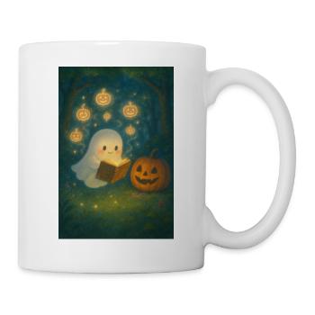 Halloween Ghosts with Pumpkin Magic - Mug - white - Right