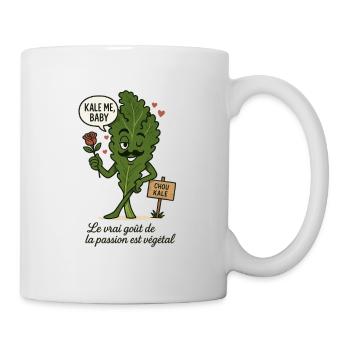 Kale me baby - Mug blanc - blanc - Droite