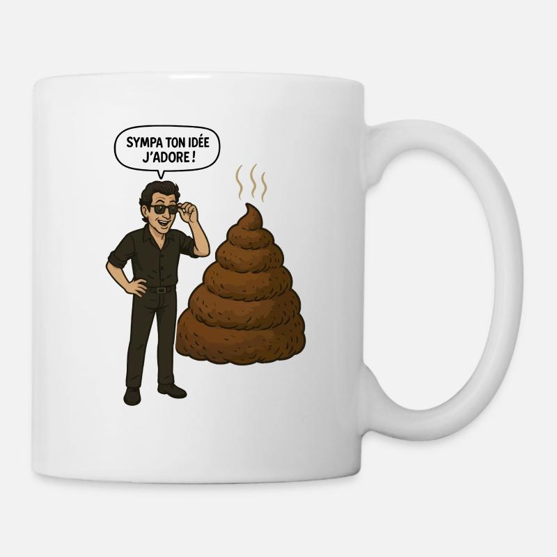 Nice ideas, bad ideas, ironic humor - Mug - white
