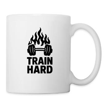 Une motivation d’entraînement ardente - Mug blanc - blanc - Droite