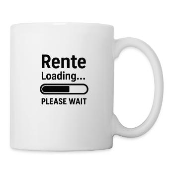 Drôle de dicton de pension avec barre de progrès - Mug blanc - blanc - Droite