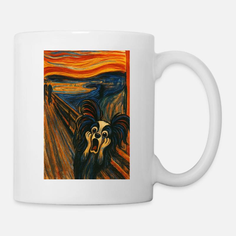 Der Schrei Papillon Jesko - Tasse - Weiß