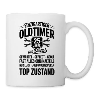 25 Years Anniversary Employees - Mug - white - Right