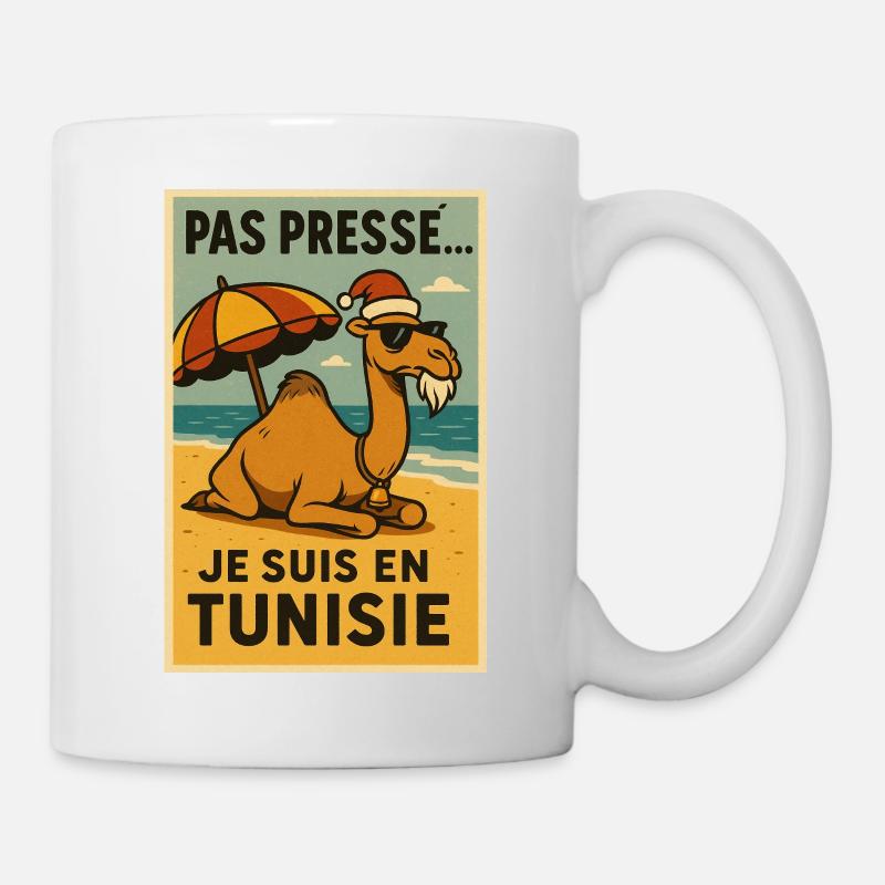 Weihnachtskamel in Tunesien - Tasse - Weiß