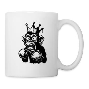 Écrasement Monkey King Illustration - Mug blanc - blanc - Droite