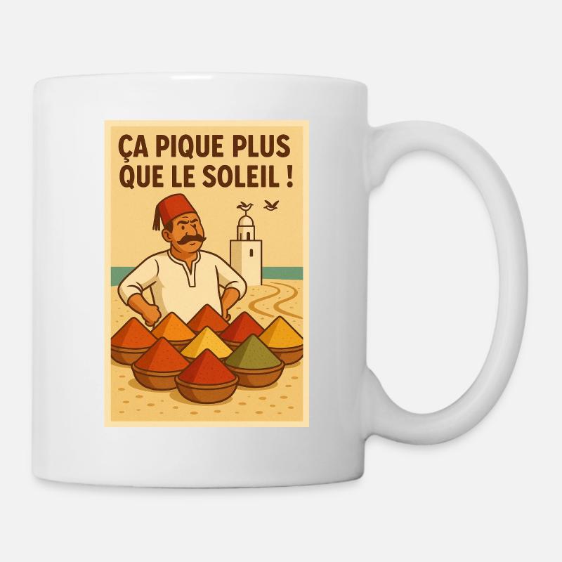 Sahara Spice Humor - Tasse - Weiß