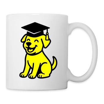 Bachelor Dog / Diploma Dog - Mug - white - Right