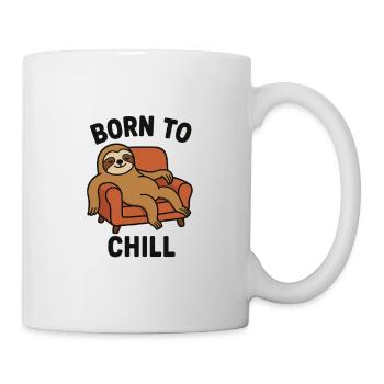 born to chill - Mug - white - Right