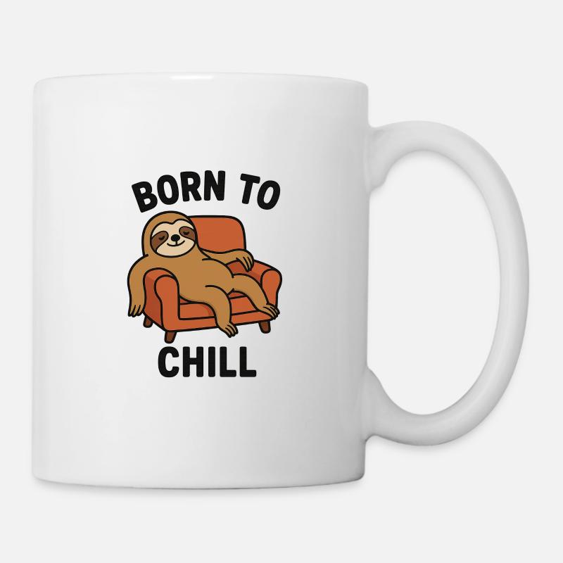 Born to chill - Tasse - Weiß