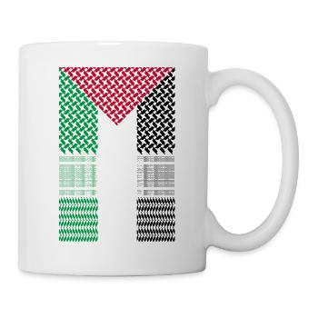 Palestinian flag - Mug - white - Right