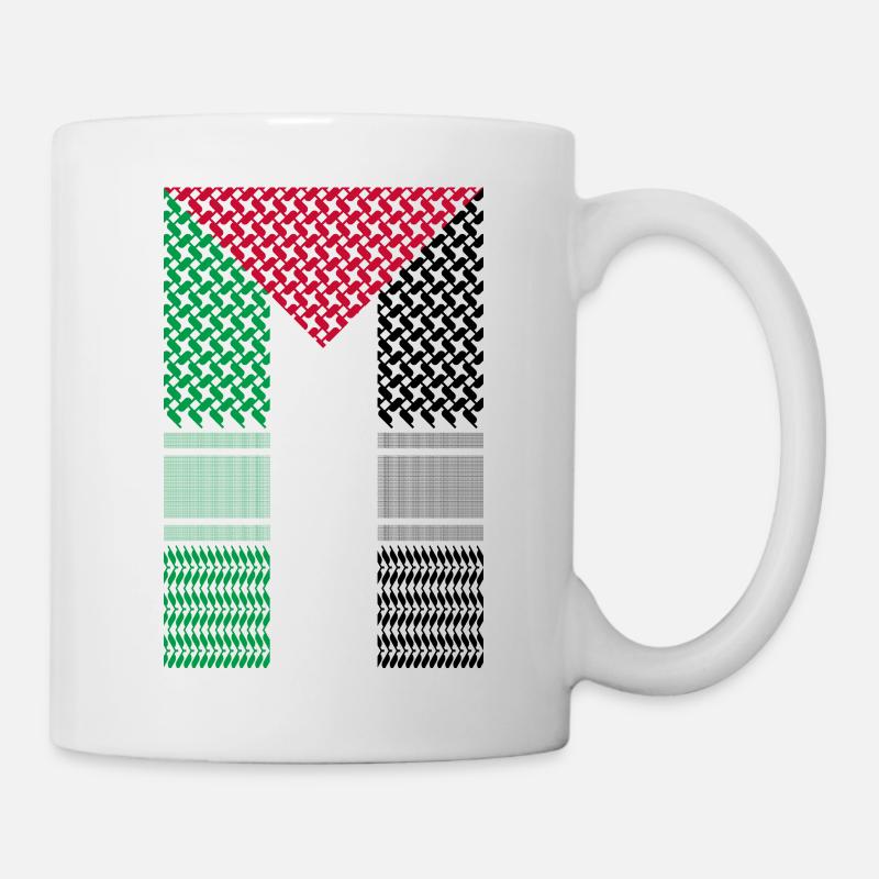 Palestinian flag - Mug - white
