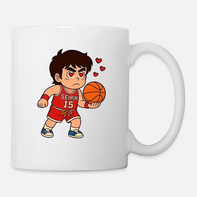 Giocatore_di_basket_con_cuore - Mug - white