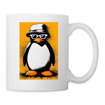 pingouin - Mug blanc - blanc - Droite